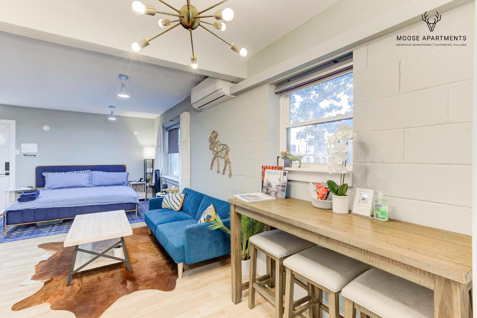 The Moose #7 - Instaworthy Studio With Amazing Views, Free Parking & Heated King Bed Memphis Exterior foto